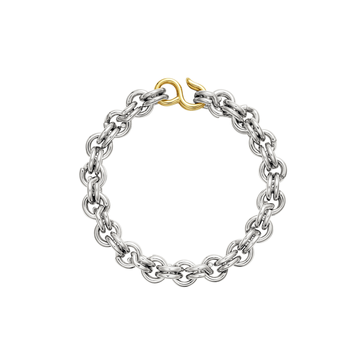 Keychain Bracelet (10mm) with Gold Hook