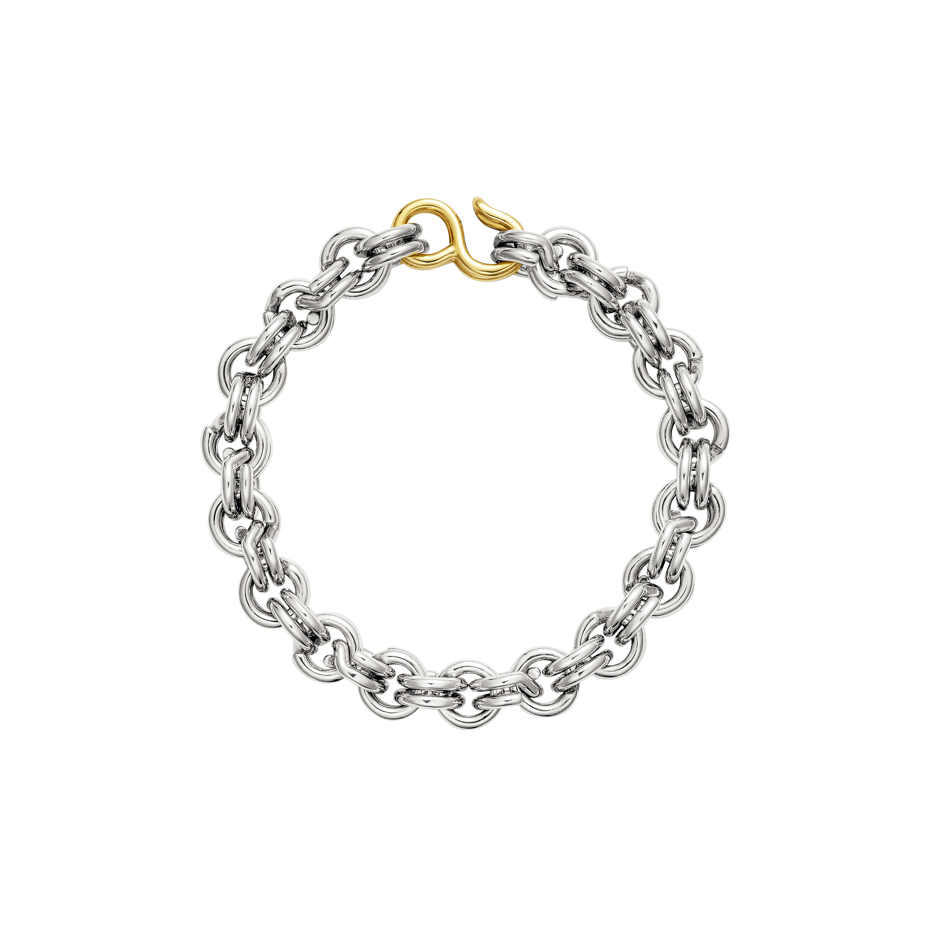 Keychain Bracelet (10mm) with Gold Hook