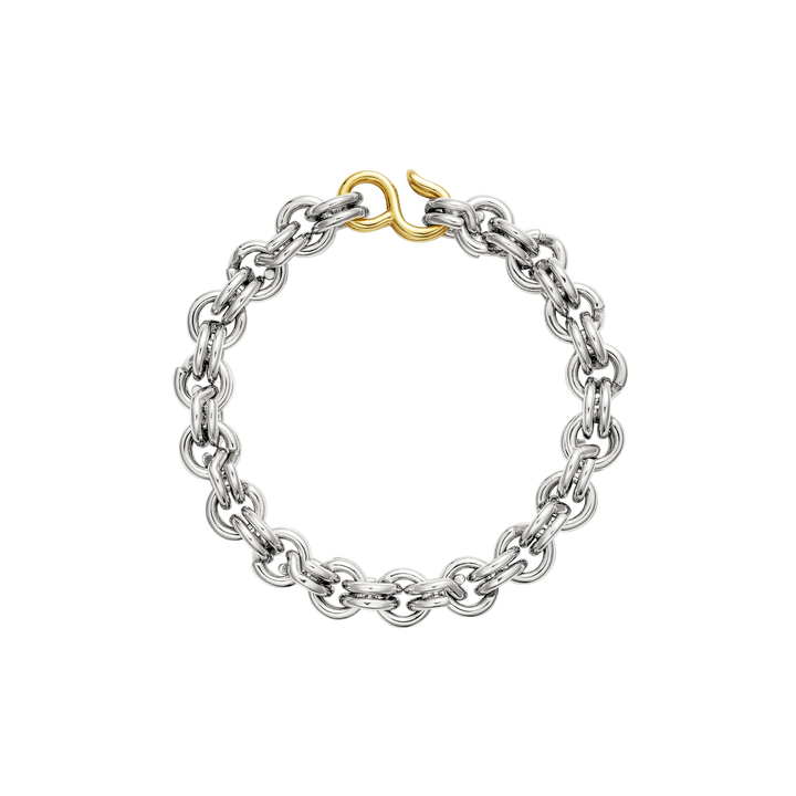 Keychain Bracelet (10mm) with Gold Hook