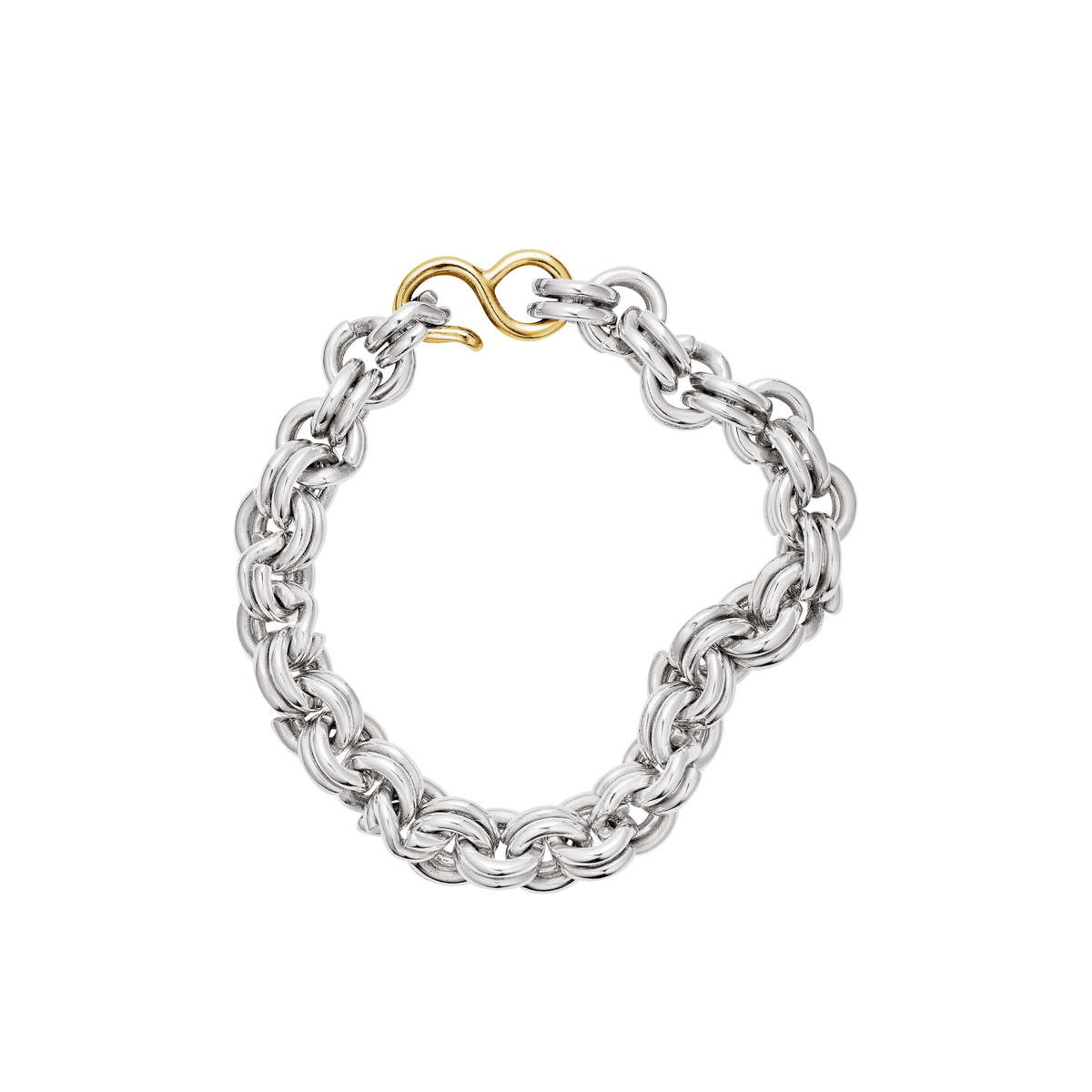 Keychain Bracelet (10mm) with Gold Hook