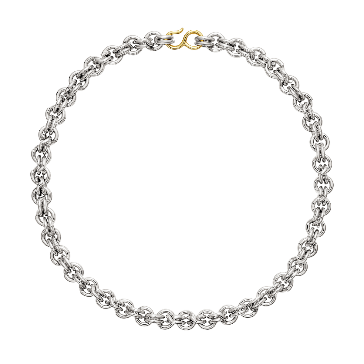 Keychain Necklace (10mm) with Gold Hook