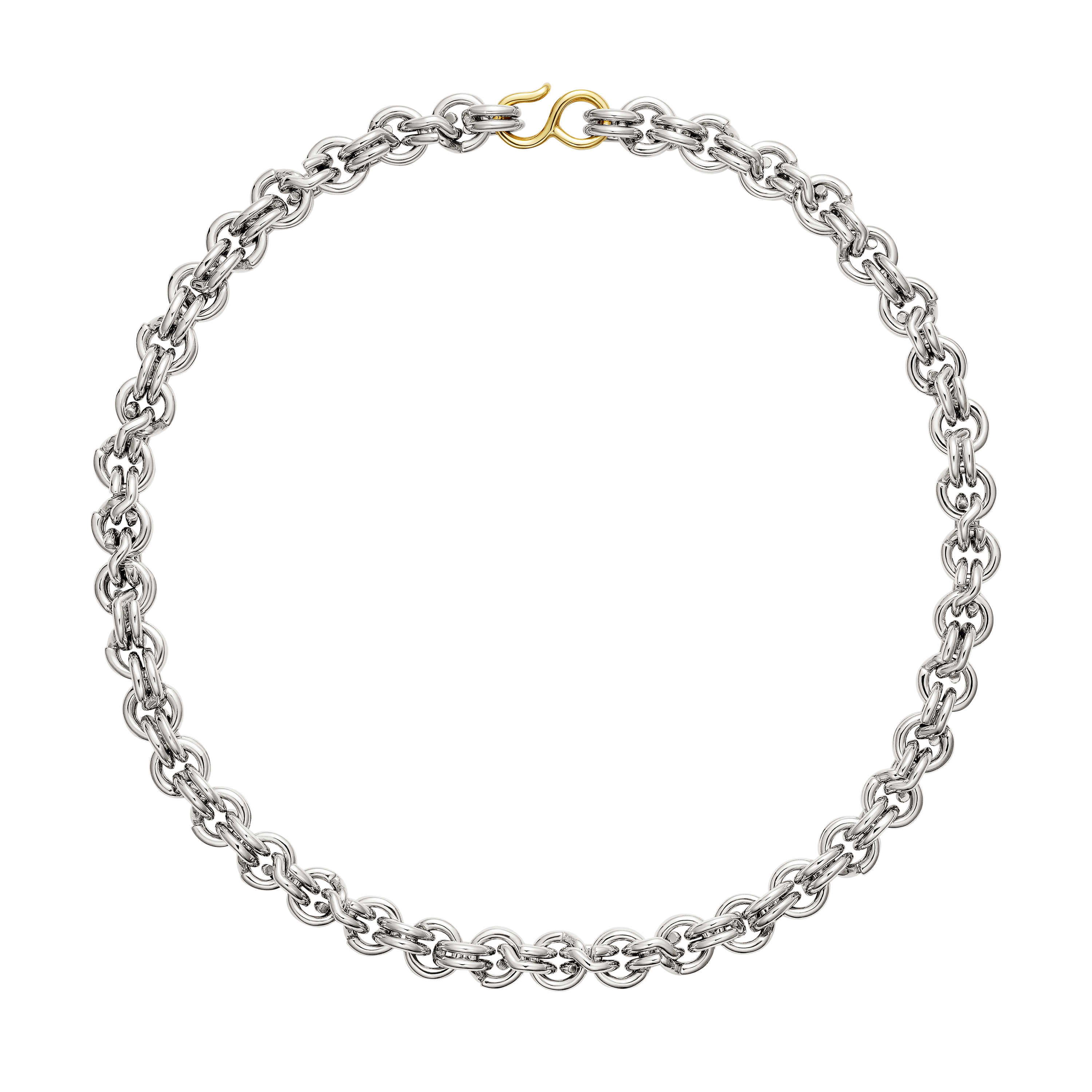 Keychain Necklace (10mm) with Gold Hook