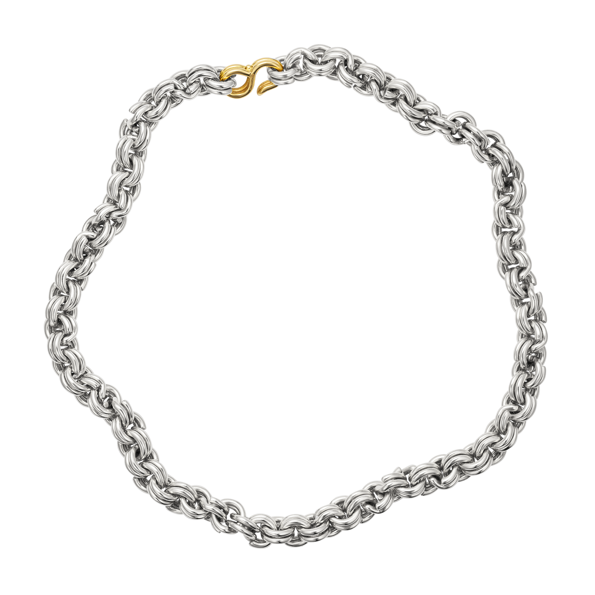 Keychain Necklace (10mm) with Gold Hook