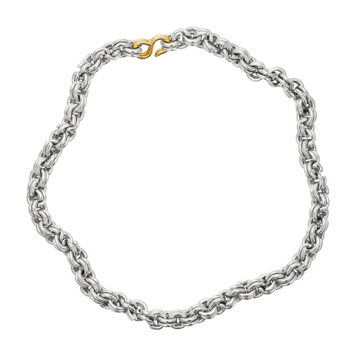 Keychain Necklace (10mm) with Gold Hook