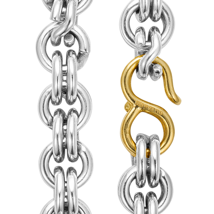 Keychain Necklace (10mm) with Gold Hook