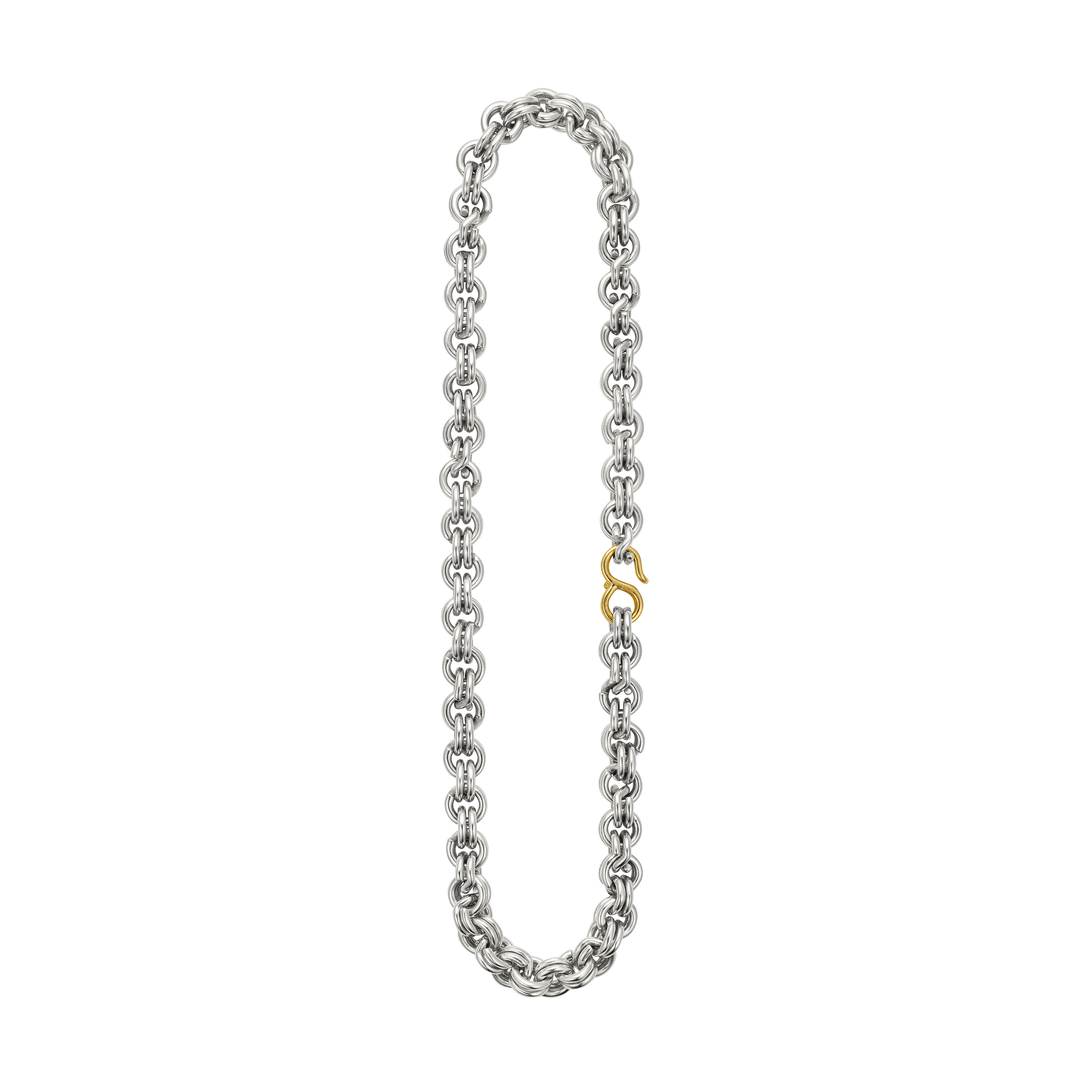 Keychain Necklace (10mm) with Gold Hook