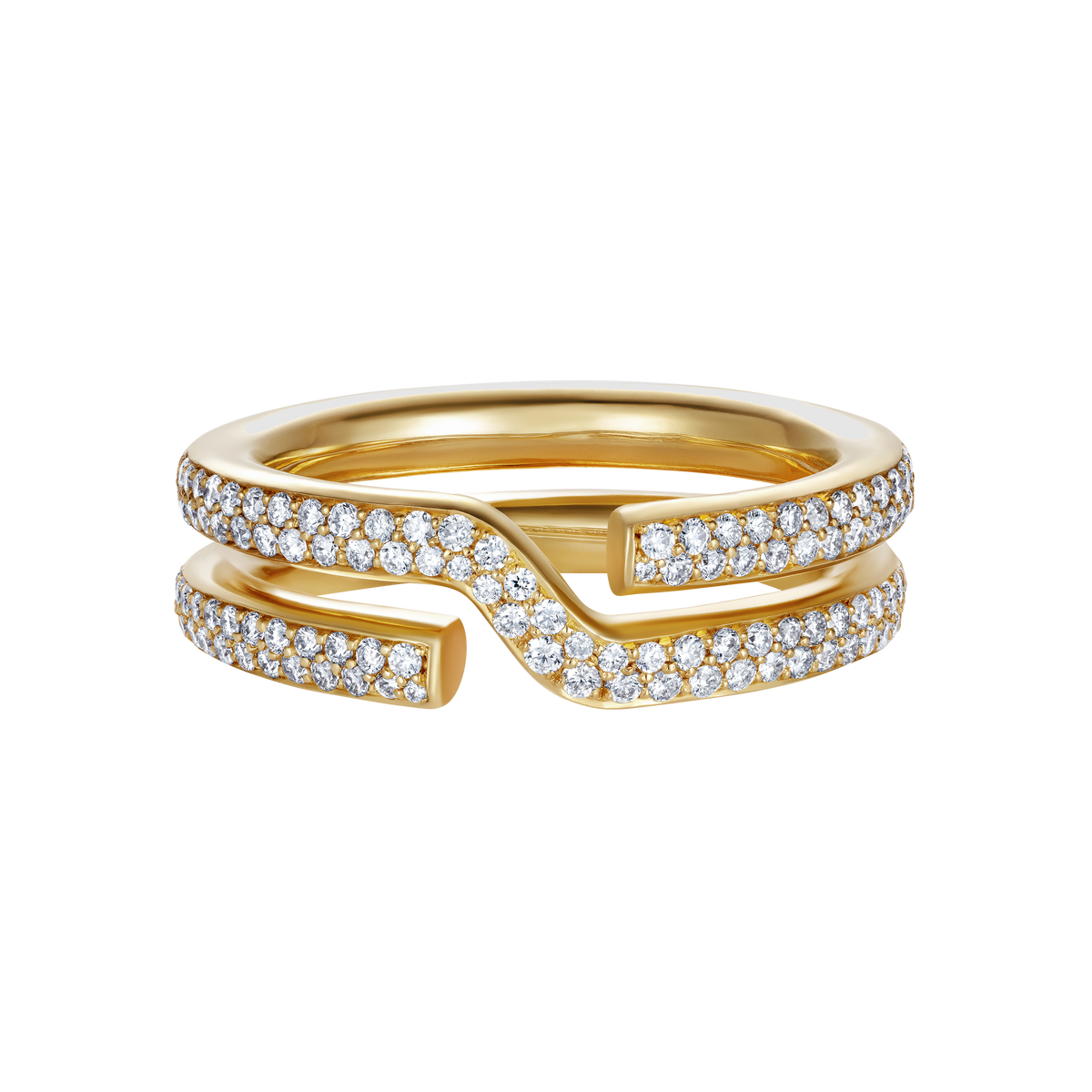 Keyring Ring (3mm) with Diamond Pavé