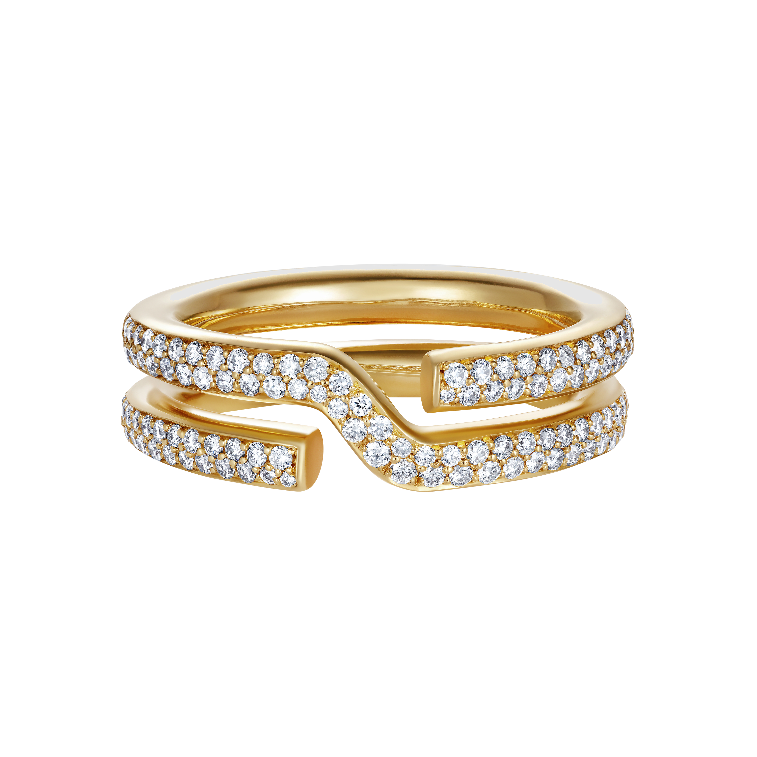 Keyring Ring (3mm) with Diamond Pavé