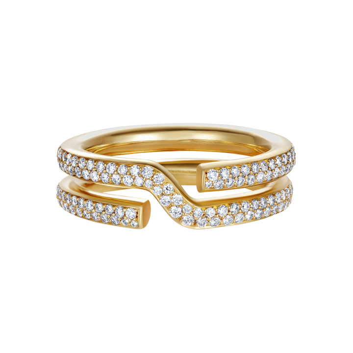 Keyring Ring (3mm) with Diamond Pavé
